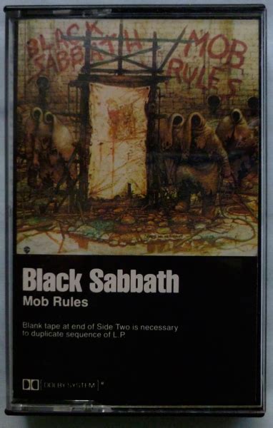 The Meaning Behind The Song: Mob Rules by Black Sabbath.